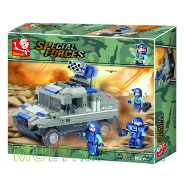 Конструктор Sluban M38-B0203 Бронированный хаммер (265 деталей)